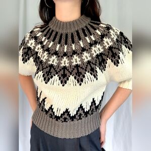 NWOT Altuzarra Marty Sweater - Toffee Fairisle